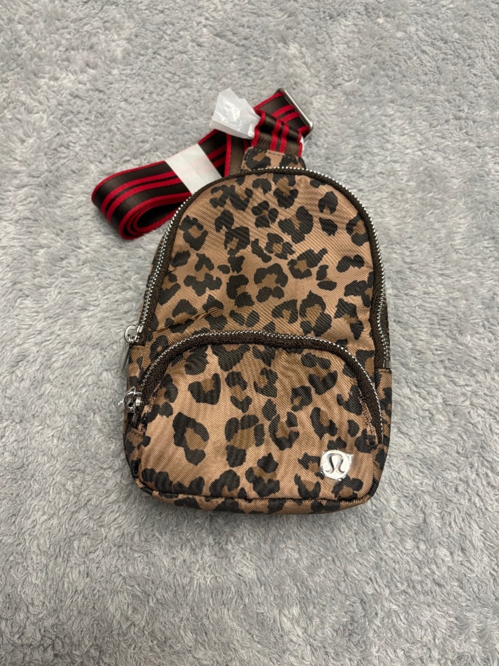 Lululemon Leopard Print Small Sling Back Wear Everywhere Bag